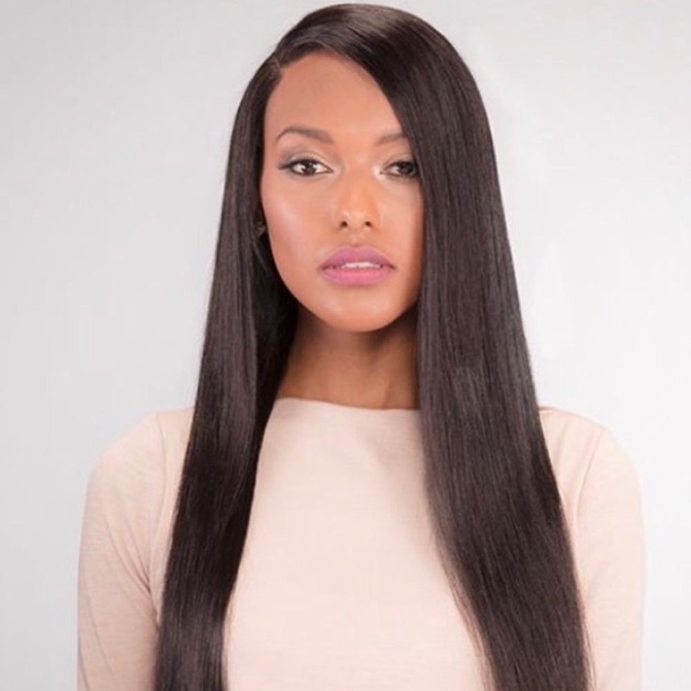 22" Brazilian Natural Straight 360 Wig - Nwt